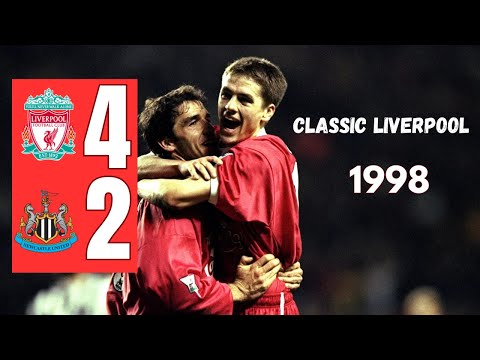 Liverpool vs Newcastle United 4-2 1998 | Fantastic Come Back From The Reds | Extended Highlights