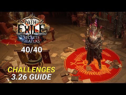 【Path of Exile】40/40 Challenges | BEGINNER FRIENDLY GUIDE | 3.26