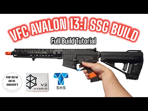 VFC Avalon Airsoft M4 13:1 SSG FULL BUILD! | Building & Shooting Test!