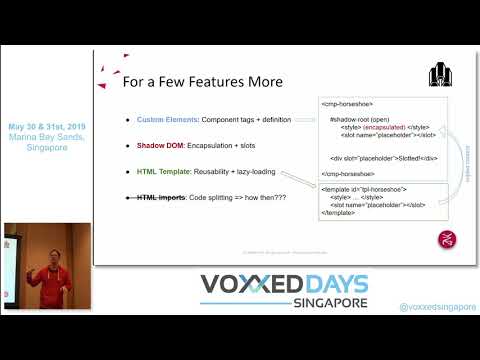 Web Western: The Good, The Bad And The Web Components - Voxxed Days Singapore 2019