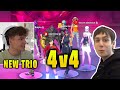 Clix With New Trio Vs Peterbot S Team In 4v4 Boxfight Wager
