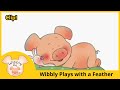 Wibbly Pig Wibbly Plays With A Feather