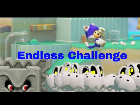Super Mario Maker 2: Endless Challenge Easy;Levels 1009-1024, #1