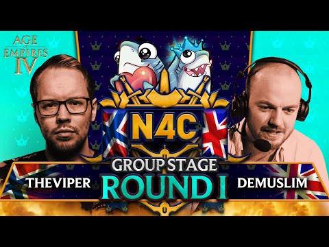 TheViper vs DeMusliM - $100,000 N4C Main Event Day 1 - (off-site commentary)
