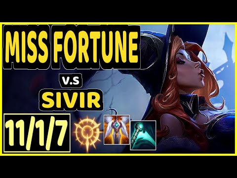 ATTILA (MISS FORTUNE) vs SIVIR - 11/1/7 KDA BOTTOM ADC CHALLENGER GAMEPLAY - EUW