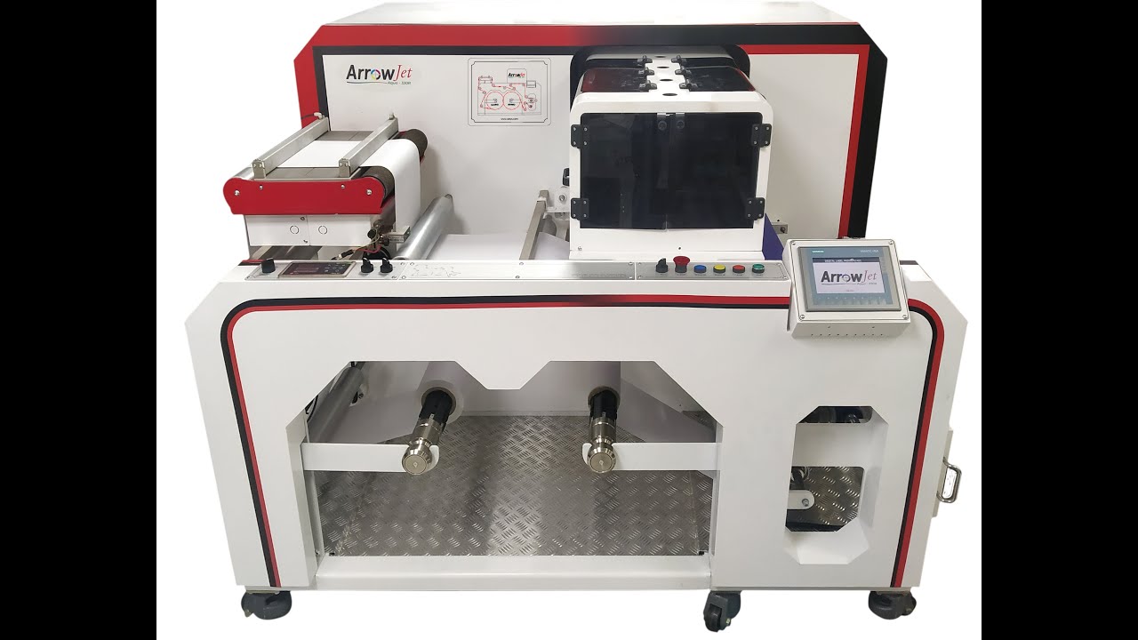 ArrowJet Aqua 330R - High Speed, Industrial Inkjet Label Printer