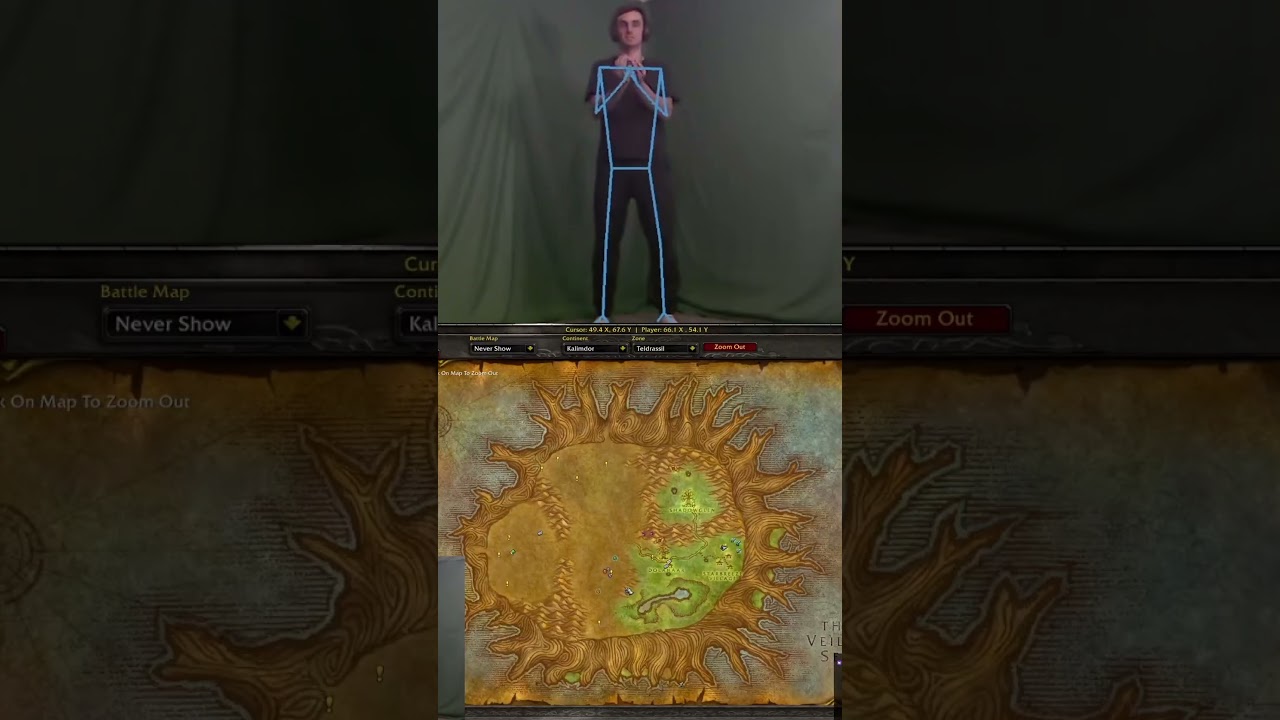 Opening Map Motion WoW