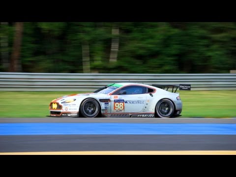 Aston Martin V8 Vantage GTE Loud V8 Sound !