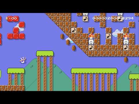 ♪SMB2: Overworld♪ by ♪Shaners - Super Mario Maker 2 - No Commentary 1bw