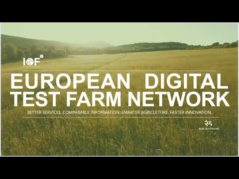 IoF 2020 Webinar - European digital test farm network
