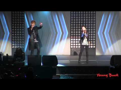 HD Fancam 120520 BoA ft Kris EXO & Key SHINee   One Dream @ SM Town in LA
