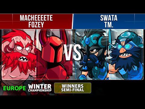 Macheeeete & Fozey VS Swata & TM. - Winners Semis - EU - Brawlhalla Winter Championship 2022