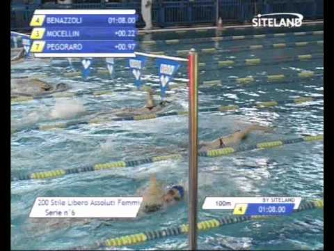 Serie 6 dei 200 Stile Libero  Assoluti Femmine Agonisti -  Meeting di Halloween 8  Trofeo citta' di