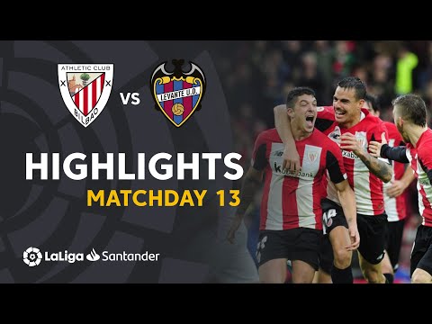 Highlights Athletic Club vs Levante UD (2-1)