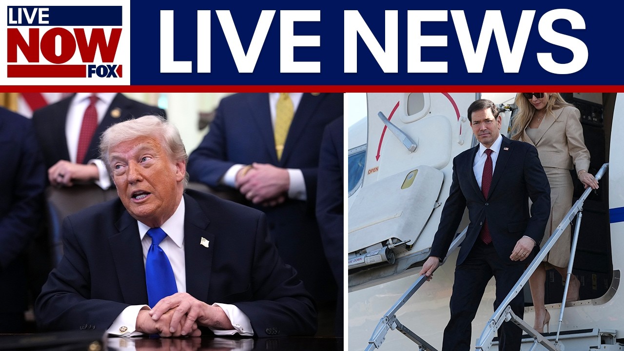 LIVE: Trump meets with Brazilian President, Rubio Vatican visit, Iran war latest, Gas prices & more