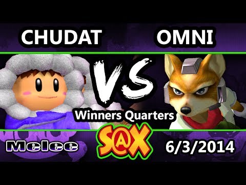 S@X Weekly - MOR | Chudat (Ice Climbers) Vs. Omni (Fox, Sheik) SSBM Bracket - Melee