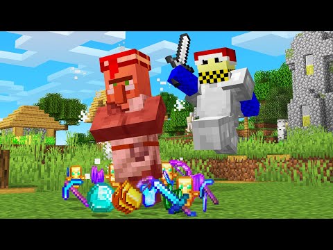 Minecraft Hunger Games, But Villagers are OP!