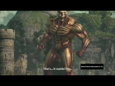 Attack On Titan PS4 Titan Eren vs The Beast Titan and The Armored Titan