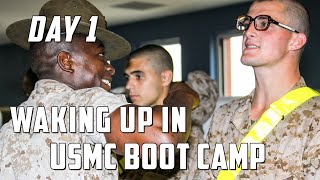 Waking Up in Marine Corps Boot Camp