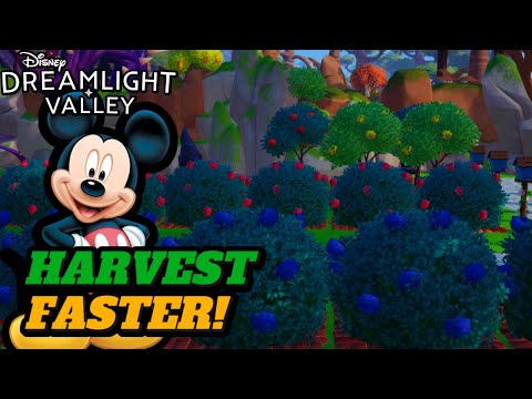 HARVEST FRUITS FASTER! (GUIDE) | Disney Dreamlight Valley
