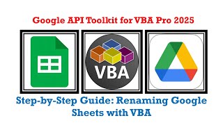 Download the video "Renaming Google Sheets with VBA"