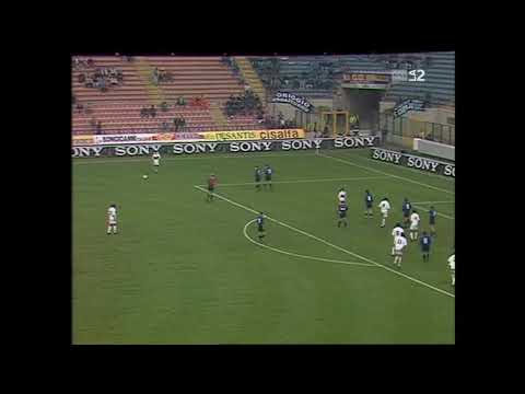 Coppa Uefa 1995 Inter Lugano 0-1 Gol di Carrasco