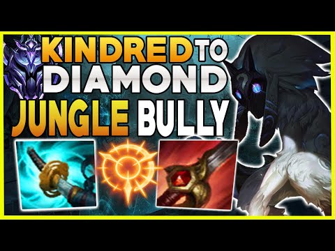 BULLYING THE ENEMY JUNGLER SO HARD HE RAGE QUIT! KINDRED TO DIAMOND VS. KARTHUS! - League Of Legends
