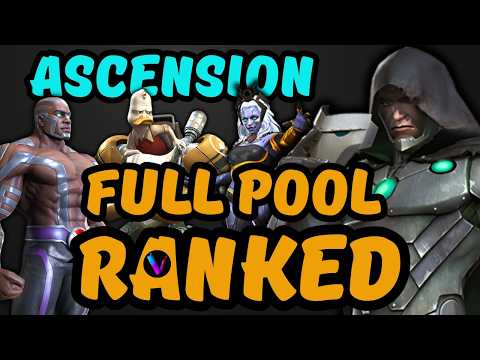 Final Ascension Pool Champs Announced: Full Pool Ranked & Tiered - Vega's Tier List MCoC