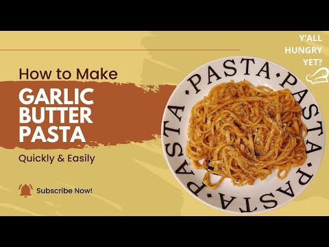 HOW TO MAKE GARLIC BUTTER PASTA🧄🧈🧄🧈