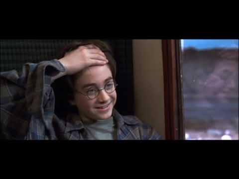 Official 2001 trailer still of Harry entering the wizarding world – a frame often paired with Hedwig’s Theme