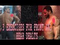 3 EXERCISES for BIGGER FRONT and rear DEALTS 💪🏼|| KARAN SINGH ||