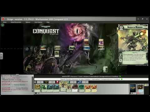 40k Conquest on OCTGN - Illuminor Szeras vs Cato Sicarius