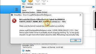 NtCreatefile Failed: 0xc0000034 STATUS_OBJECT_NAME_NOT_FOUND Error in Virtual Box in Tamil