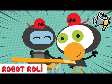 Limon Zeytin Mini - Anlatımlı - Robot Roli  🤖📢 🤖- Eğitici Eğlenceli Çizgi Film