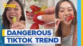 Dangerous TikTok media trend leaving teens with serious burns | Today Show Australia