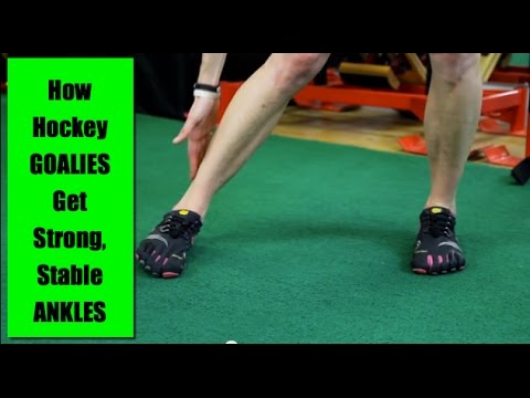 How hockey goalies get strong ankles: PART 1