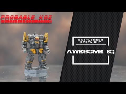 BattleTech BattleMech Spotlight - Awesome AWS-8Q - Inner Sphere Assault BattleMech - 4K