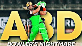 Why AB De Villiers is Bowler's Nightmare? 🥵 Watch this ❤️ ABD Attitude Status ▶️ Mr.360