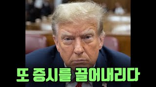 트럼프가 또 증시를 끌어내리네요...