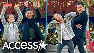 Mario Lopez & Daughter Gia Bust A Move In Lifetime Christmas Movie Teaser video