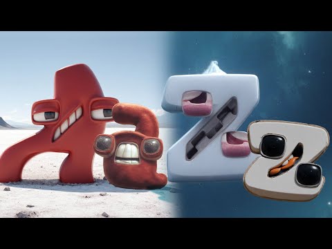 Aa to Zz Alphabet Lore Big vs Small [Realistic]