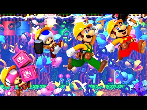 Super Mario Maker 2 Multiplayer Co-OP with Randoms O_o #262