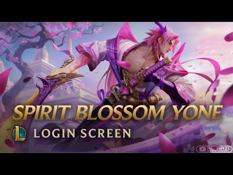 Spirit Blossom Yone Rose Quartz Chroma | Login Screen - League of Legends [4K 60fps Animated Splash