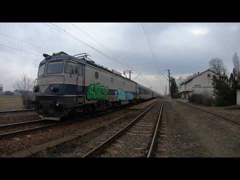 Tren IR 1766 Timisoara - Iasi in Baile Calacea (4K)