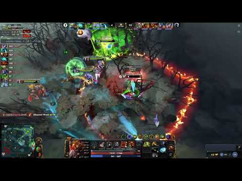 Nisha's Perspective - in his calculated jumps to deny EG in TPing | ESL One Berlin Major 2023 #dota2