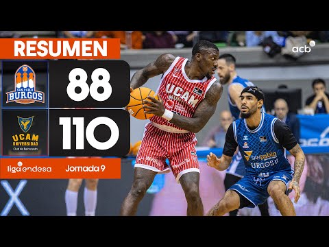Recoletas Salud San Pablo Burgos - UCAM Murcia (88 - 110) RESUMEN | Liga Endesa 2025-26