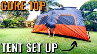 How to Set Up the Core 10-Person Straight Wall Cabin Tent