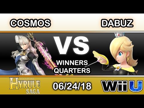 Hyrule Saga - Cosmos (Corrin) Vs GRV | Dabuz (Rosalina) Winners Quarters - Smash 4