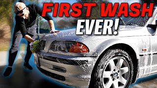 180,000 Mile BMW First Wash Ever! Car Cleaning Restoration
