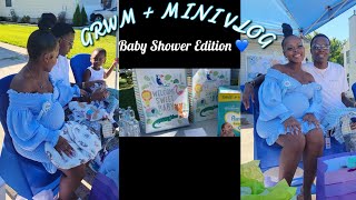 Baby shower GRWM + Mini baby shower vlog
